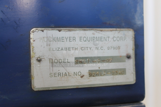 Hockmeyer 2HLI-9-97 Metal Commercial High Speed Disperser. 380-460 Volts, 3 Phase. - Image 4 of 4