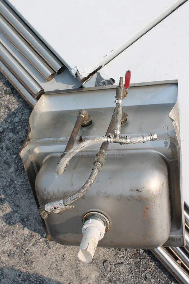 Turbo Air TSS-1-H Commercial Stainless Steel Flush Mount Hand Sink. - Image 7 of 7