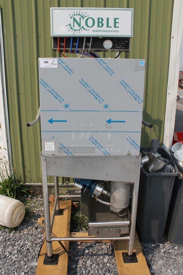 LIKE NEW! USED A FEW TIMES! 2022 Noble Wareforce-I-E Commercial Stainless Steel Single Rack Low-Temperature Door Type Dish Machine. 115V, 1 Phase. - Image 1 of 12