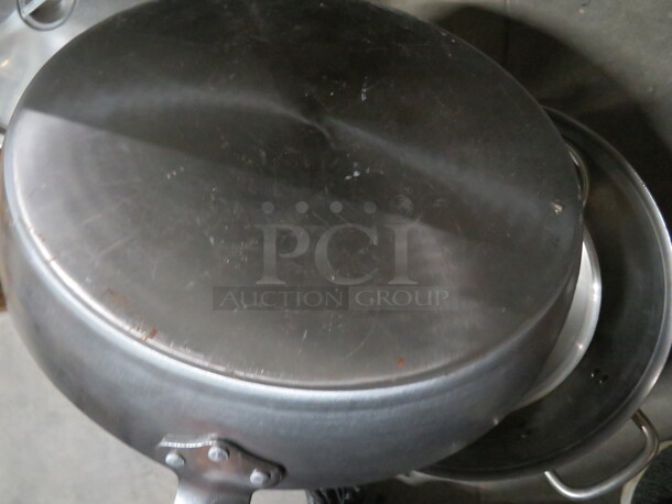 One 16 Inch Stainless Steel Saute Pan.  - Image 3 of 3
