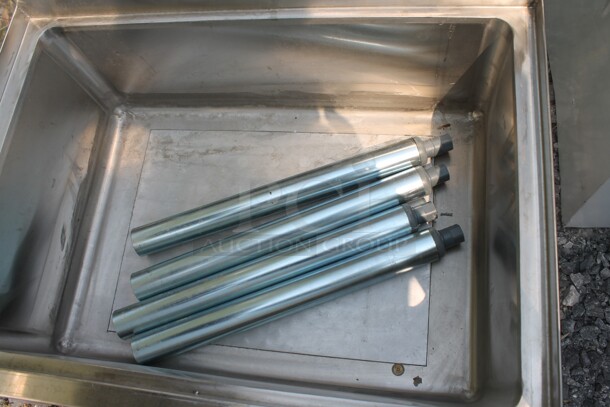 BRAND NEW SCRATCH AND DENT! Regency 600IB1824CP Commercial Stainless Steel Underbar Ice Bin With 7 Circuit Post-Mix Cold Plate, Bottle Holders And Legs. - Image 5 of 6