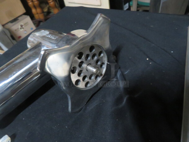One NEW Alfa Meat Grinder Attachment. 12/22 SS CCA. - Image 2 of 3