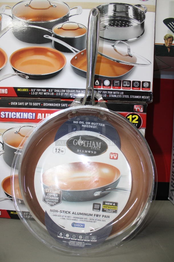 Gotham Non-Stick Aluminum Fry Pan 12”. 2x Your Bid - Image 1 of 4