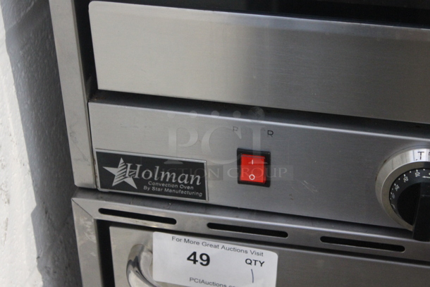 Star Holman CCOH-3NB Stainless Steel Commercial Countertop Electric Powered Convection Oven w/ View Through Door and Metal Oven Racks. 115 Volts, 1 Phase. Tested and Does Not Power On - Image 3 of 6