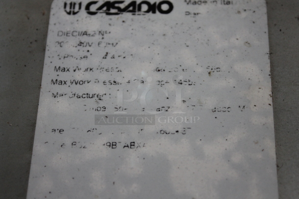 Casadio Stainless Steel Commercial Countertop 2 Group Espresso Machine w/ 2 Portafilters and 2 Steam Wands. - Image 6 of 6