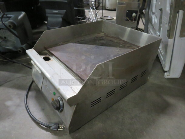 One Adcraft 16 Inch Electric Griddle. 120 Volt. Model# GRID-16. 1750 Watt. 16X20X10 - Image 2 of 2