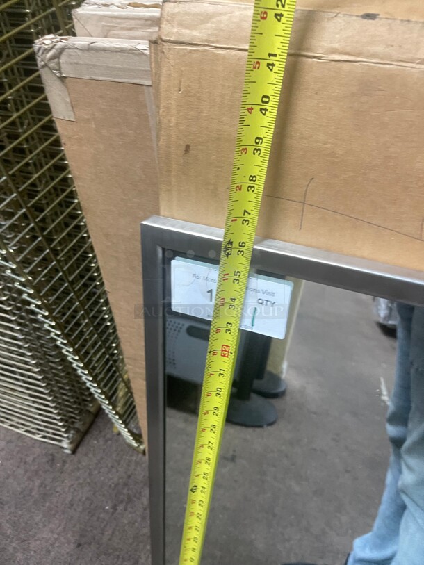 New! Bobrick B-290 1836 24 inch  x 36 inch  Wall-Mounted Mirror with Stainless Steel Welded Frame NSF  - Image 7 of 7