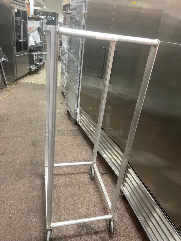 Lockwood Intermediate Height 11 Pan Removable Runner Commercial Rack On Caster RR57-11 NSF Great for Restaurant  - Image 2 of 9