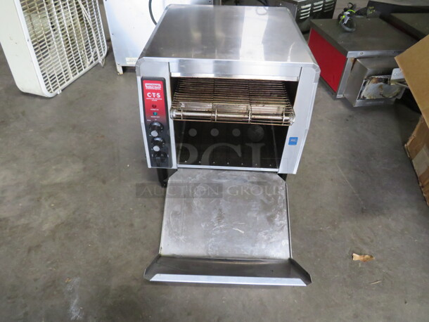 One Waring CTS Conveyor Toaster. Model# CTS1000B. 208 Volt. 16X17X16 - Image 1 of 2