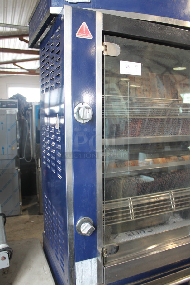 Rotisol Stainless Steel Commercial Floor Style Natural Gas Powered Rotisserie Oven. - Image 3 of 12