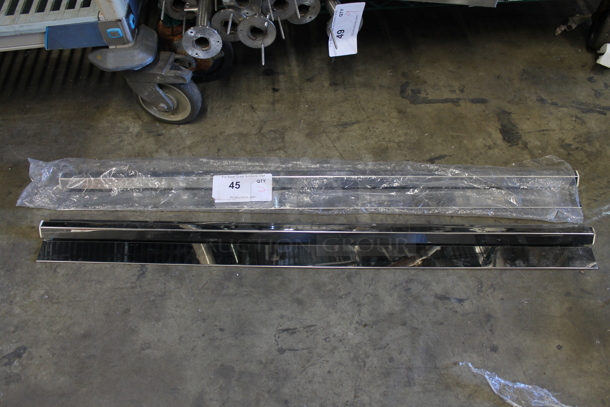 2 Thundergroup TH SLTWCH036 Stainless Steel Check Order Rods. 2 Times Your Bid!