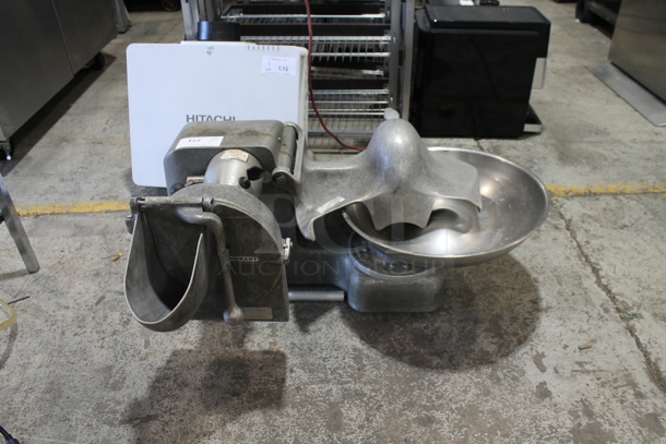 Hobart 84181-D Metal Commercial Countertop Buffalo Chopper w/ S Blade. Comes w/ Pelican Head. 115 Volts, 1 Phase. Tested and Working! - Image 1 of 10