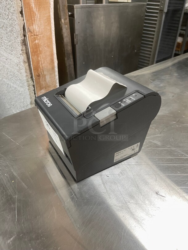 Working! Epson TM-T88IV Powered Ethernet  Receipt Printer (M129H) - Refurbished NSF 115 Volt Tested and Working! - Image 3 of 8