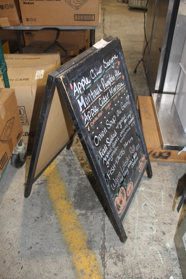 A-Frame Floor Standing Marker Board, Black - Image 3 of 3