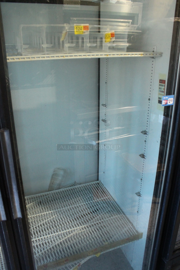 2015 True GDM-52TM-RL-LD Metal Commercial 2 Door Reach In Cooler Merchandiser w/ Poly Coated Racks. Tested and Working! - Image 2 of 5