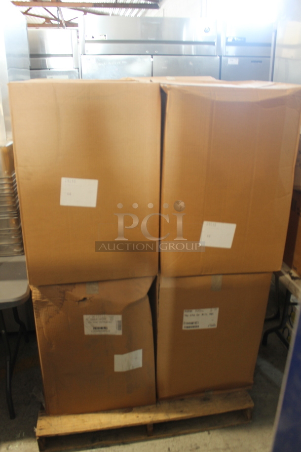 BRAND NEW IN BOX! 5 Boxes of 44 Count 10 QT Ropak White Containers. 5 Times Your Bid!  - Image 2 of 2