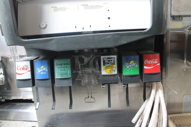 2011 Manitowoc IY0524A-161X Stainless Steel Commercial Ice Machine on Stainless Steel Commercial Countertop 6 Flavor Carbonated Beverage Machine. 115 Volts, 1 Phase. - Image 10 of 12