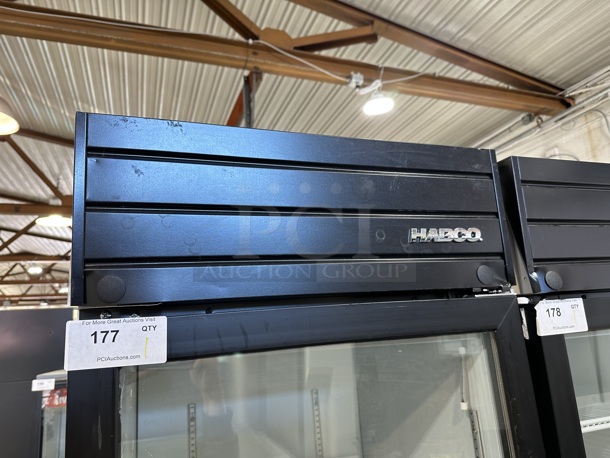 2019 Habco SE18 Metal Commercial Single Door Reach In Cooler Merchandiser w/ Poly Coated Racks. 115 Volts, 1 Phase. Tested and Working! - Image 2 of 6