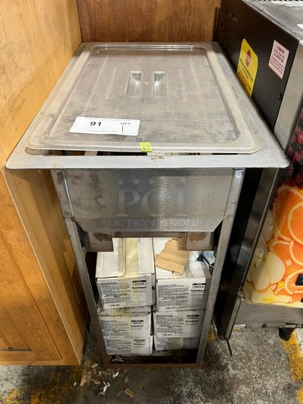 Metal Tray Return w/ 13 Boxes of SaniSure Pot Sink Sanitizer. 14.5x23.5x28.5