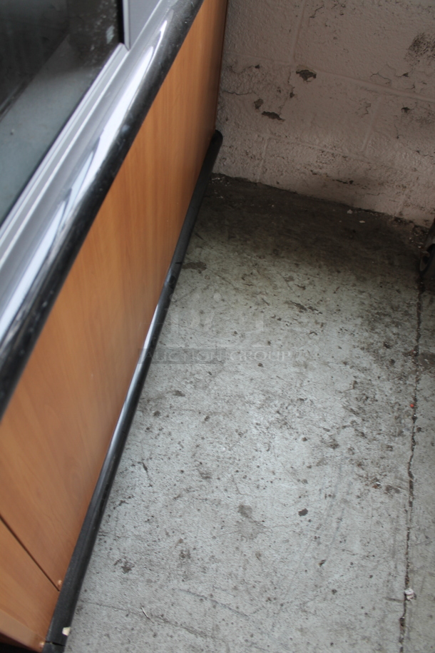 Metal Commercial Floor Style Electric Powered Heated 2 Tier Merchandiser on Commercial Casters. - Image 6 of 7