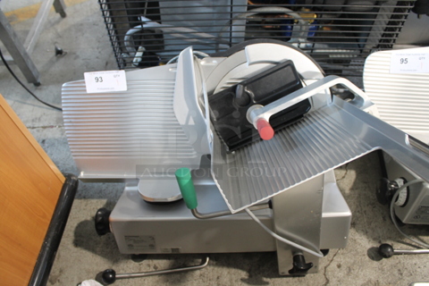 2016 Bizerba GSP H Stainless Steel Commercial Countertop Meat Slicer. 120 Volts, 1 Phase. Tested and Working!