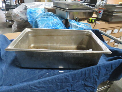 One Full Size 6 Inch Hotel Pan.