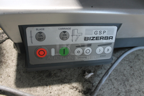 2013 Bizerba GSP HD Stainless Steel Commercial Countertop Meat Slicer. 120 Volts, 1 Phase. Tested and Working! - Image 5 of 7