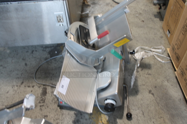 2016 Bizerba GSP HD Stainless Steel Commercial Countertop Meat Slicer. 120 Volts, 1 Phase. Tested and Working! - Image 3 of 7