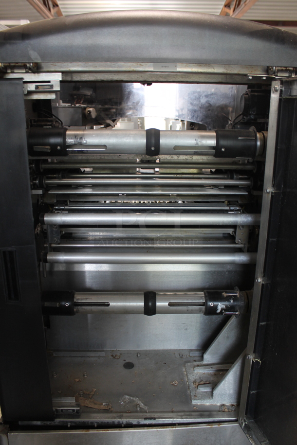 Hobart AWS Stainless Steel Commercial Floor Style Wrapping Station w/ Hobart Model EPCP Touch Screen and Label Printer on Commercial Casters. 120/208-240 Volts, 1 Phase. - Image 11 of 12