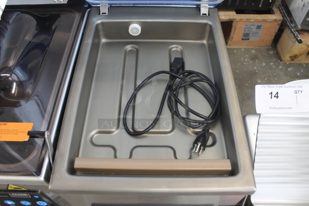 BRAND NEW SCRATCH AND DENT! 2022 Hualian HVC-260T/1A Stainless Steel Commercial Countertop Vacuum Sealer. 120 Volts, 1 Phase. Tested and Working! - Image 4 of 7