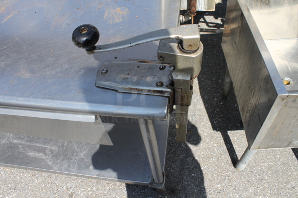 Stainless Steel Commercial Table w/ Sink Bay, Drawer, Over Shelf and Under Shelf. - Image 3 of 5