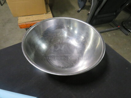 One 13 Inch Stainless Steel Mixing Bowl. 