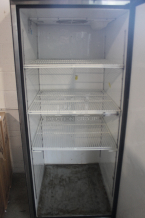 2012 True TG1R-18 Commercial Stainless Steel Single Door Reach In Cooler With  Polycoated Racks. 115V, 1 Phase. Tested and Working! - Image 4 of 5