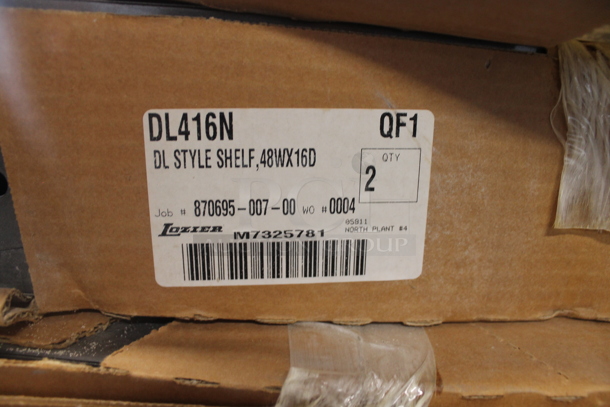 3 BRAND NEW IN BOX! Laxier DL416N DL Style Shelves. 3 Times Your Bid! - Image 4 of 5