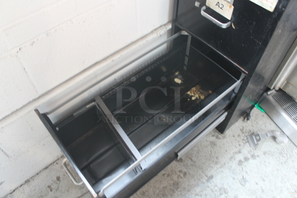 Hon Black Metal 2 Drawer Filing Cabinet. - Image 8 of 8