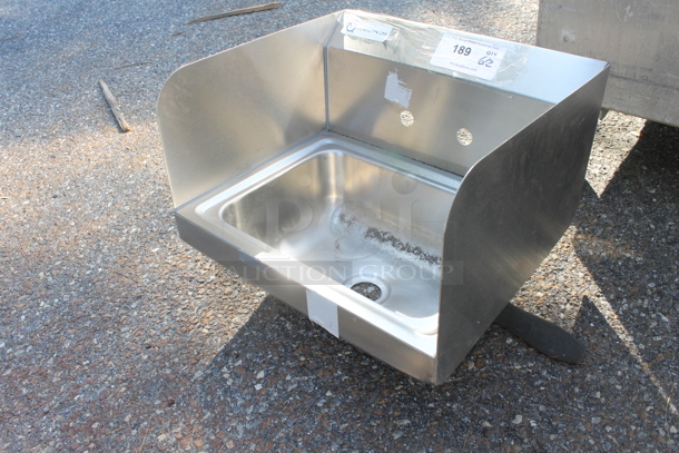Commercial Stainless Steel Wall  Mounted Hand Sink - Image 3 of 3