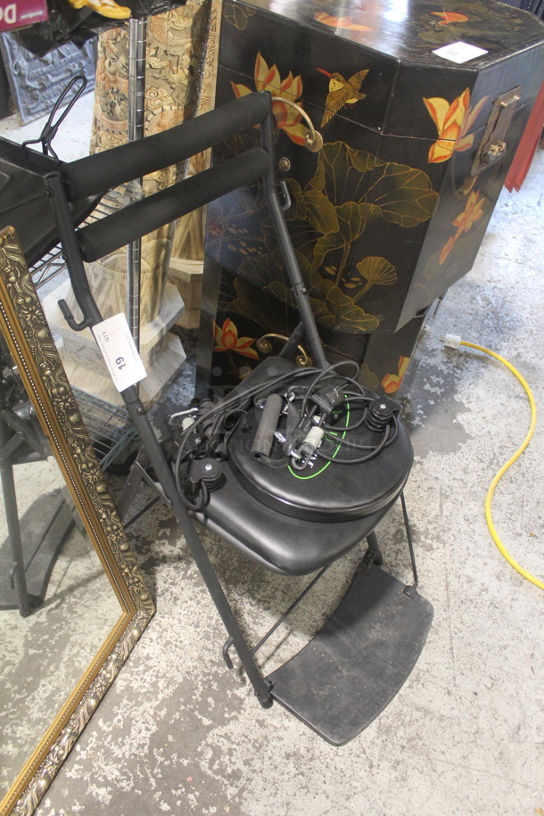 Black Total Gym w/ Contents Including Cords - Image 2 of 6