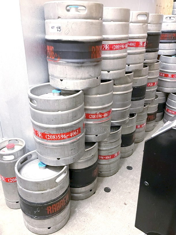 AWESOME!! 50 Liter Sanke Kegs, Stainless Steel. 15x Your Bid - Image 1 of 1
