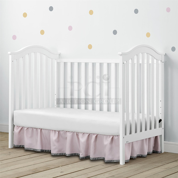 Baby Relax Adelyn 2-in-1 Convertible Crib, White. 54.25in W x 31.5in D x 41.63in H - Image 3 of 12