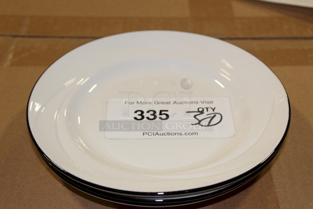 BEAUTIFUL! Steelite International Salad Plates, White, 8". 30x Your Bid - Image 3 of 4