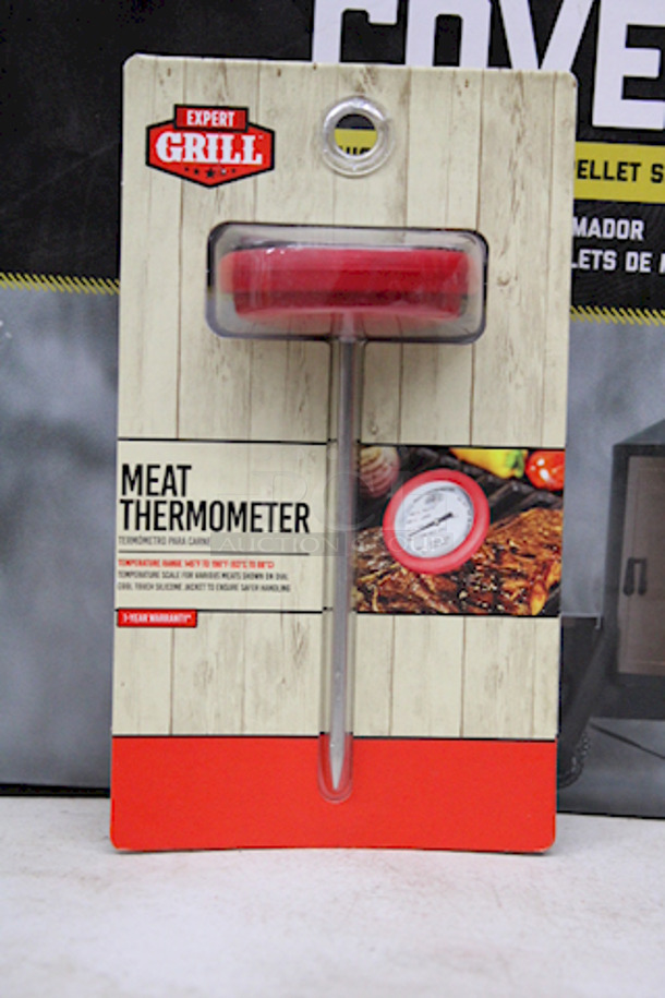 GRILL COMBO! (1) Pit Boss ROSEWOOD TOOL SET, (20) Assorted Cable Ties - 650ct, (1) Cuisinart 7-Piece GRIDDLE SET, (1) Cuisinart Chef’s Classic 5pc Grill Set, (14) Angle Brackets, (1) BLACKSTONE PRESS & SEAR "BURGER KIT", (1) Pit Boss WOOD PELLET SMOKER Cover, (1) Ozark Trail COOLER WHEEL KIT, (1) Expert Grill Meat Thermometer. 9x Your Bid - Image 9 of 9