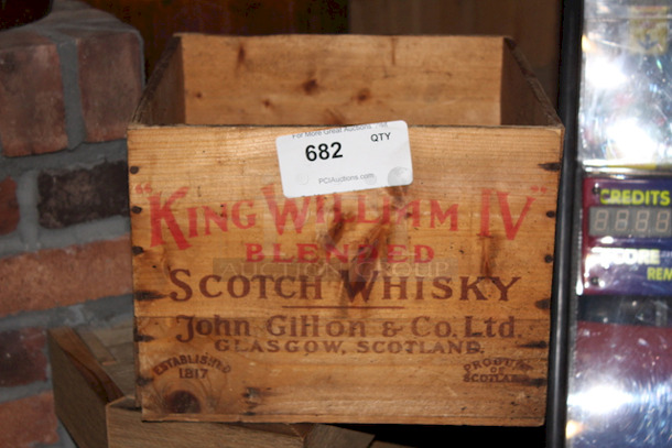 NICE! John Gillon & Co. Ltd. "King William IV Blended Scotch Whisky" Box. - Image 3 of 5