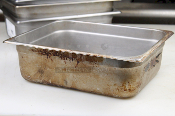 Steam Table 1/2 Pans x 4". 9x Your Bid - Image 6 of 9