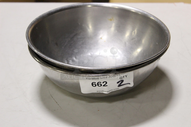 PERFECT! Stainless Steel Mixing Bowl, 11x4. 2x Your Bid. 