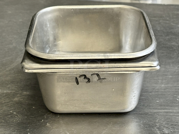 1/6 Pans, Metal. 1/6 x 3". 3x your Bid - Image 2 of 3