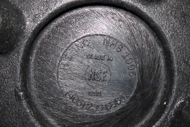 TRENDY & DURABLE! HS Inc. NHS1047 20 oz. Charcoal Polypropylene Perfecto Molcajete, Perfect For Pic De Gallo, Queso, & Table Side Guacamole. 3x Your Bid - Image 3 of 3