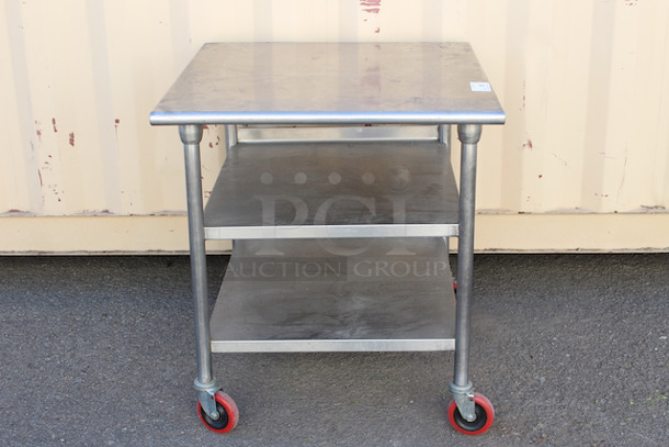 OUTSTANDING! Mobile Equipment Stand With (2) Undershelves. 36x34x37-1/2 - Image 2 of 6