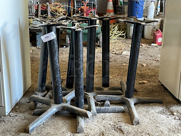 NICE! Cast Iron Table Stands. 8x Your Bid - Image 2 of 3