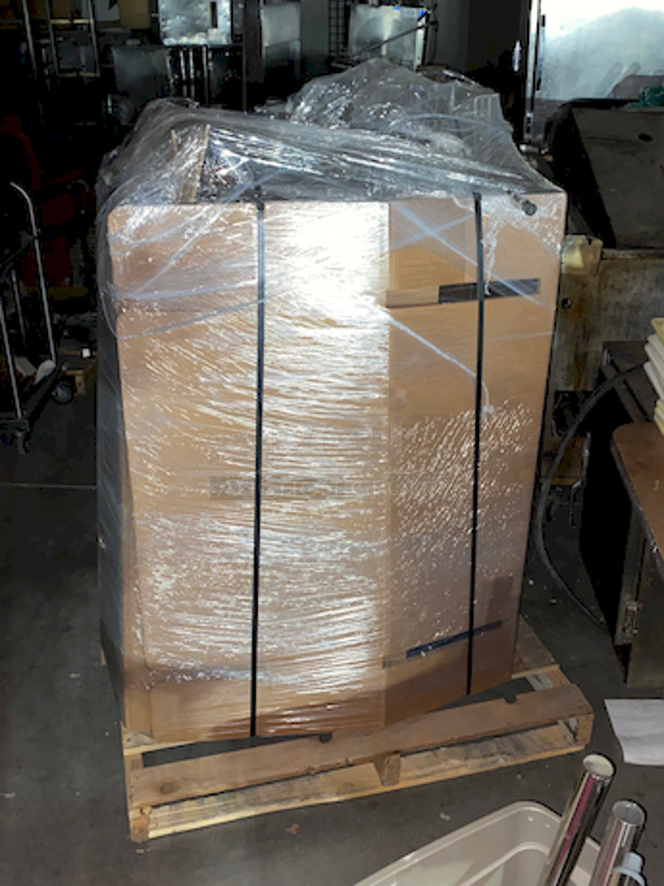 NICE! Pallet Of 6 High Quality Barstools, Wire Shelves and Chalk Board. 

6x Your Bid - Image 5 of 5