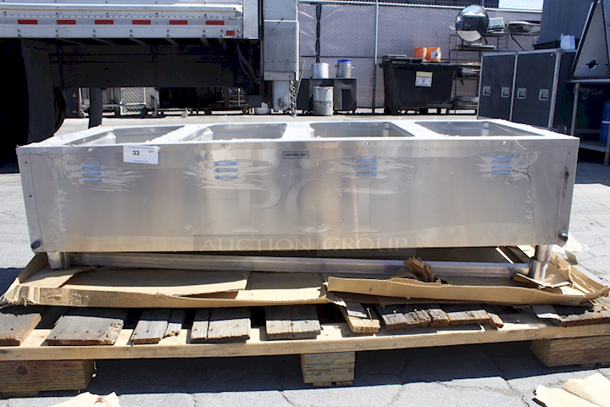 BRAND NEW SCRATCH & DENT! Eagle Group SHT4 Steam Table - Four Pan - Sealed Well, 240V - Cord Is Damaged - Image 6 of 11